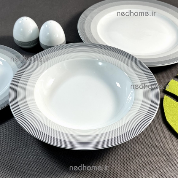 بشقاب گود سیلورلاینر چینی زرین درجه عالی