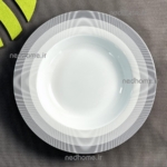 خورشت خوری تک چینی زرین طرح سیلور لاینر فله ای - درجه یک