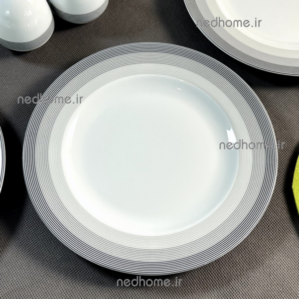 پیش دستی میوه خوری سیلورلاینر چینی زرین