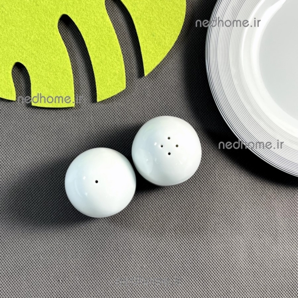 نمکدان و فلفل پاش تک سیلورلاینر چینی زرین