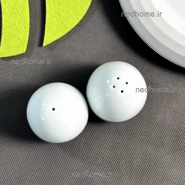 نمکپاش و فلفل پاش سیلورلاینر درجه عالی چینی زرین