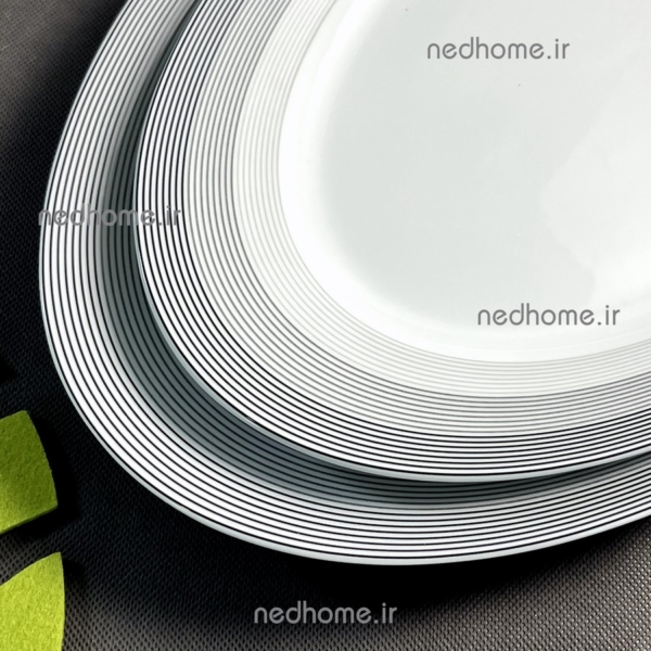 دیس پلوخوری سیلورلاینر چینی زرین