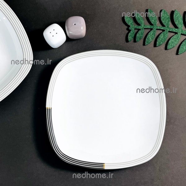 بشقاب میوه خوری تک وگاس چینی زرین