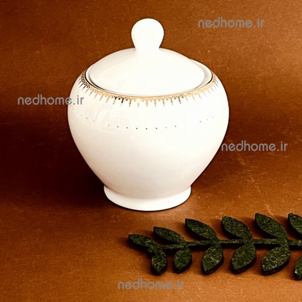 قندان چای چینی زرین طرح سپیدار ایتالیا اف